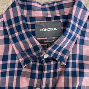 🔥 Bonobos tailored slim fit button down sport shirt - Large 🔥